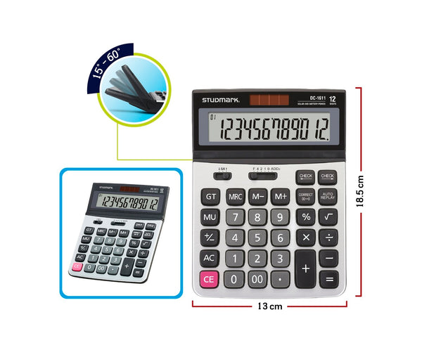 Calculadora Studmark DC-1611 12 digitos