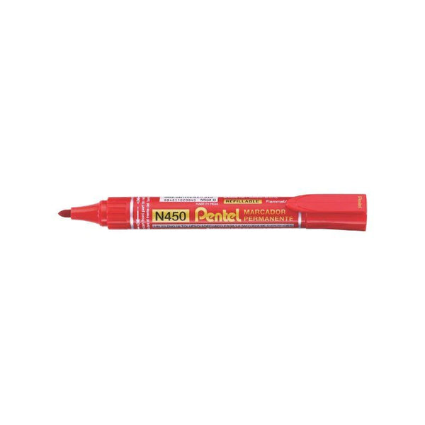 Marcador Permanente Pentel Rojo 460