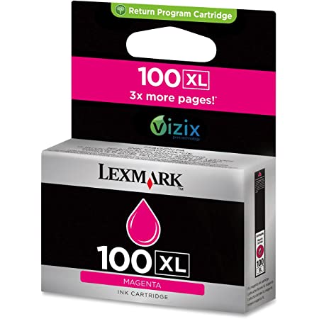 Cartucho Lexmark 100XL Magenta
