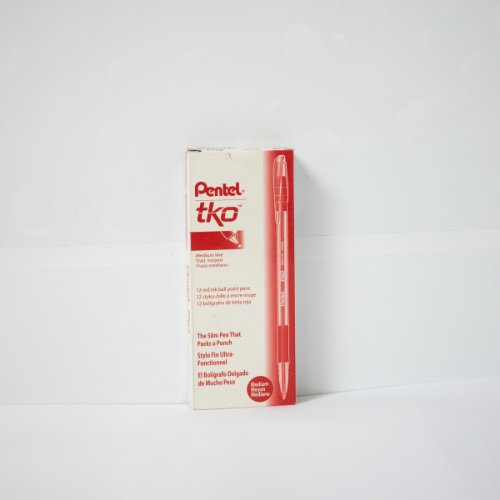 Lapiz Tinta Pentel TKO 410 Rojo
