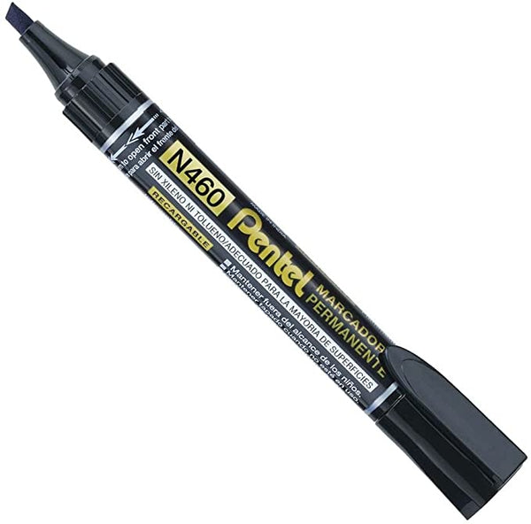 Marcador Permanente Pentel Negro 460