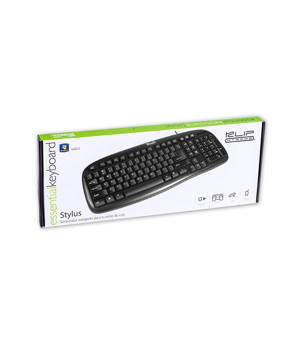 Teclado Klipx PS2 Espa–ol Negro Multimedia