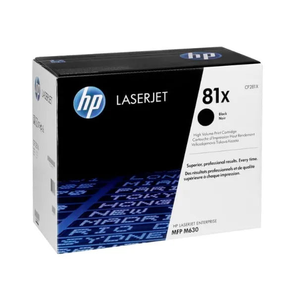 Toner HP - 81x Negro